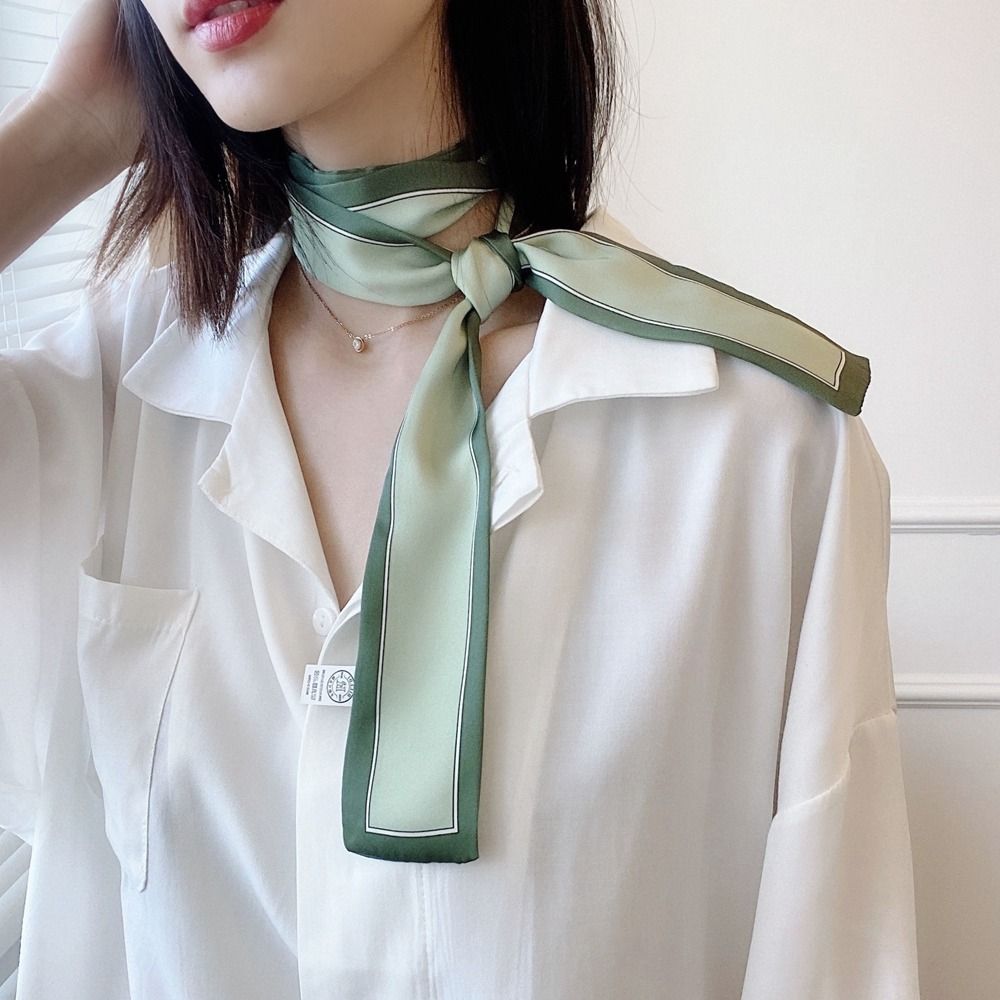 Silk Tie Striped - Tie Ribbon Headband Neckerchief Stripe Printing