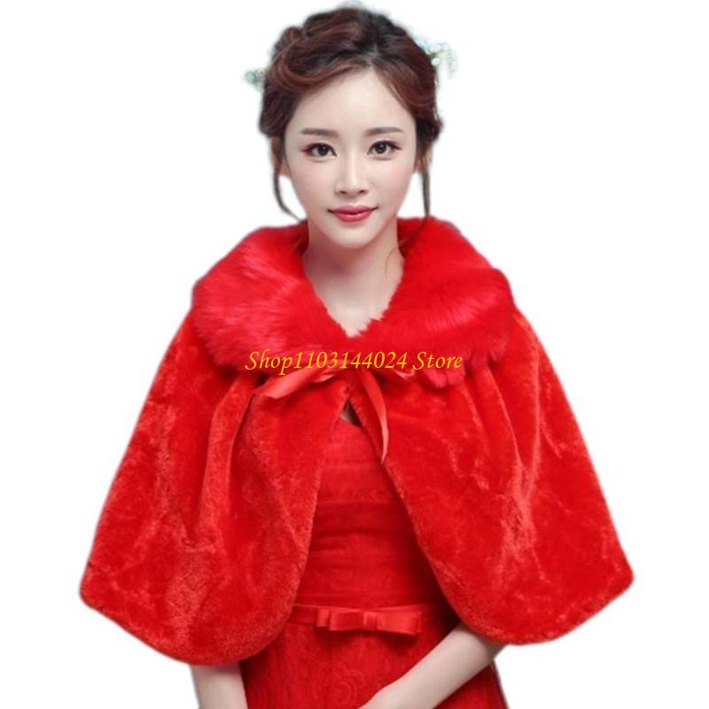 Stole Wedding Shawl - N5KE Womens Winter Thicken Plush Wrap