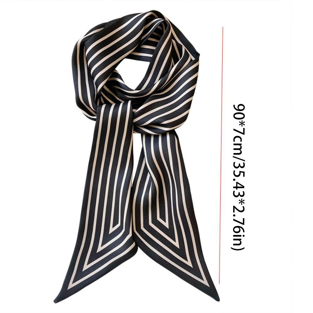 Tie Ribbon Headband Neckerchie - Silk Tie Striped 评论和价格