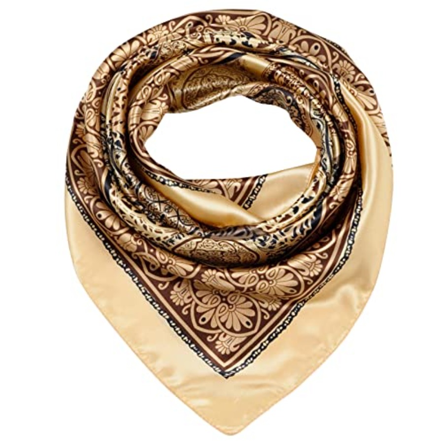 QBSM 35'' Satin Large Square H - Scarf Silk Square 评论和价格