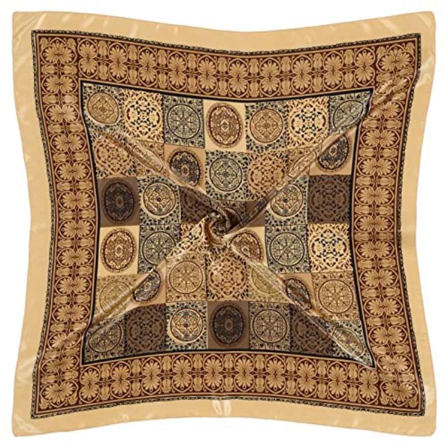 QBSM 35'' Satin Large Square H - Scarf Silk Square 评论和价格