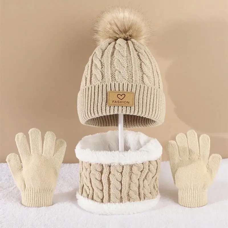Toddler Kids Pom Pom Decor Bea - Infinity Scarf Knit 评论和价格