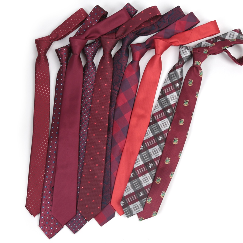 Tie Set Red Maroon Burgundy Ro - Silk Tie Striped 评论和价格