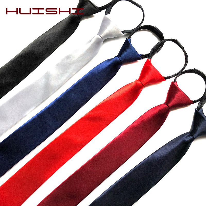 HUISHI Mens Zipper Necktie Ski - Skinny Tie Men 评论和价格