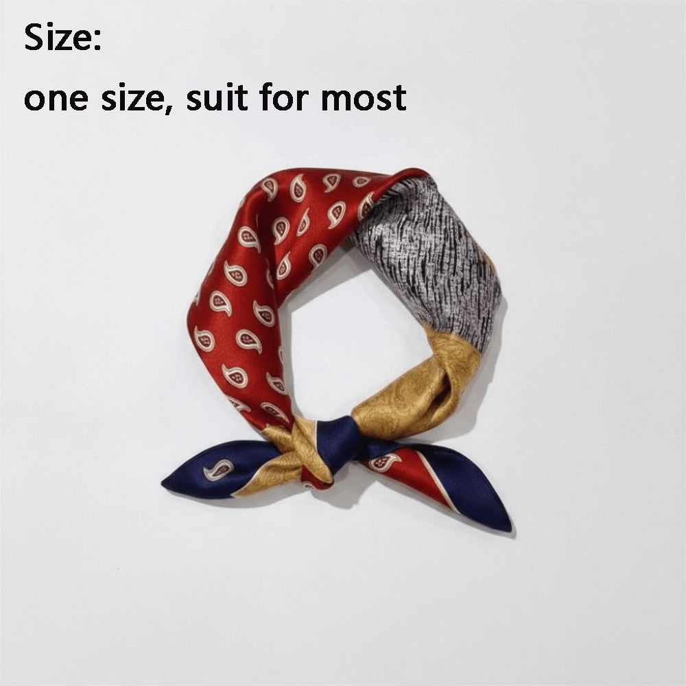 Silk Material Silk Square Scar - Face Scarf Mask 评论和价格
