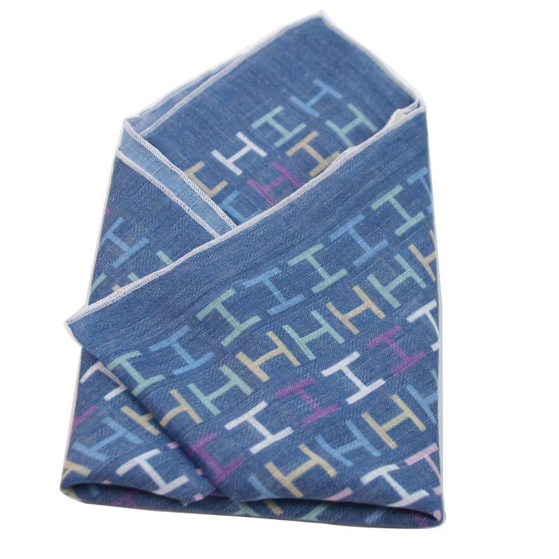 Men's Square Scarf with Button - Bandana Cotton 评论和价格